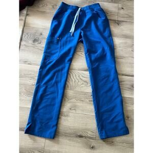 Figs blue scrub pants size Small Tall w side pockets & small interior 4 airpods